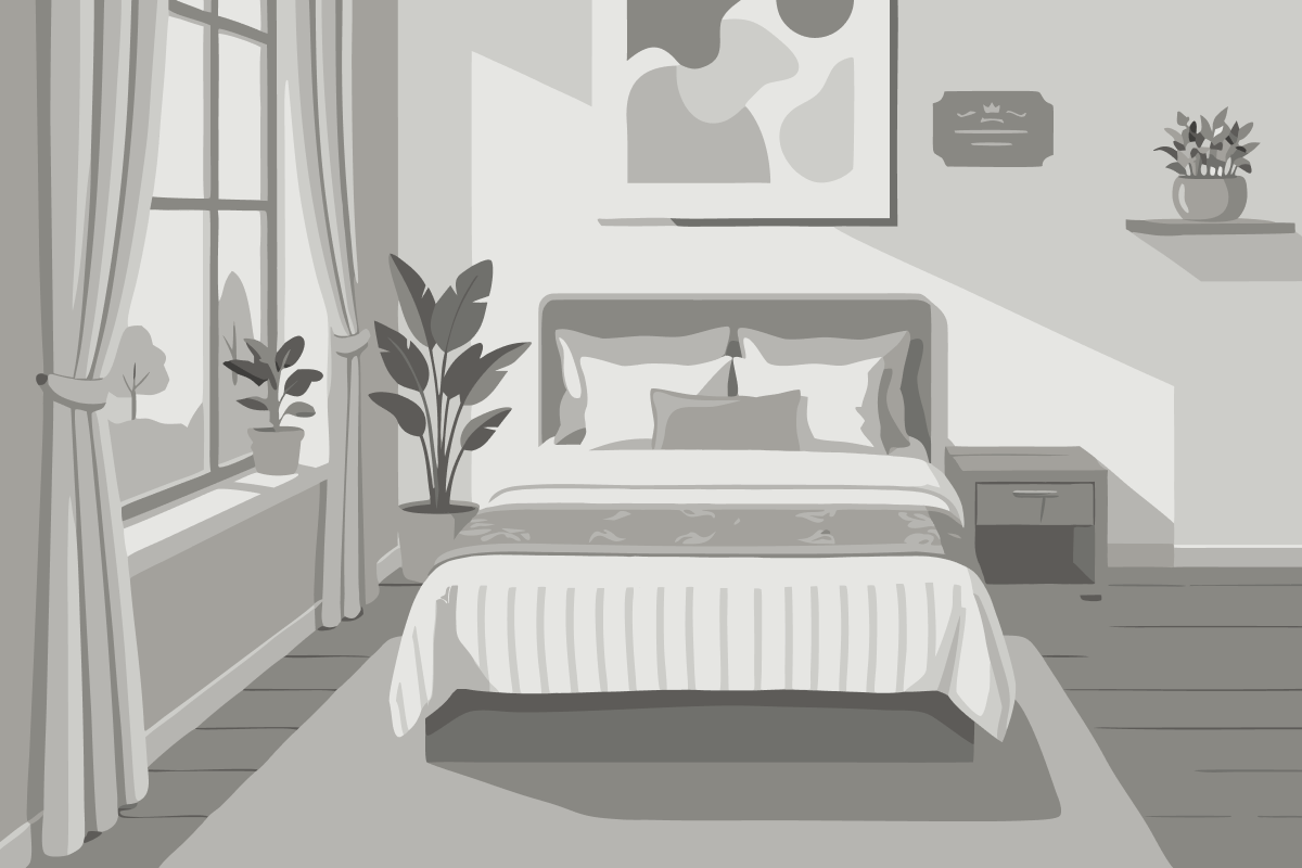 Cama em Dormitório Misto com 8 Camas